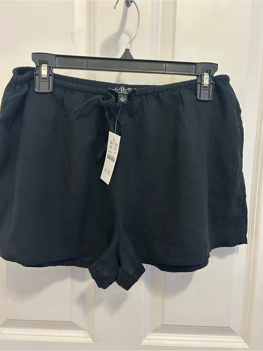 J. Crew Black Lightweight Women's Swim Coverup Shorts